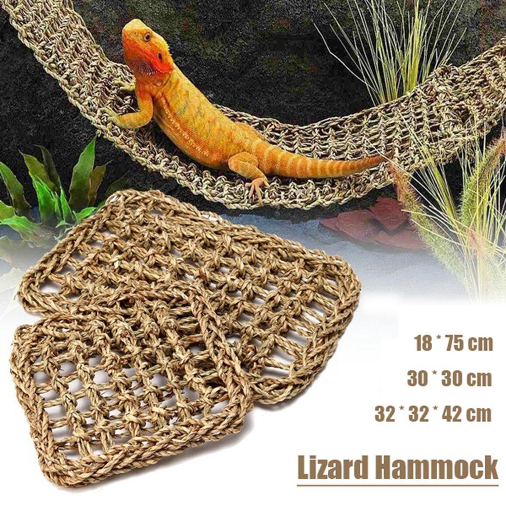 Плетение водорослей Спящая рептилия Товары для животных Гекконы Коврик Гамак Подвесная кровать Аксессуары 3